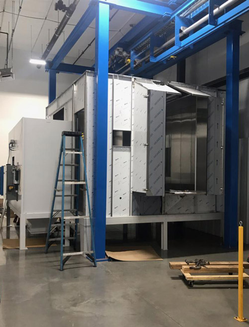 JR Custom Paint Booth Addition