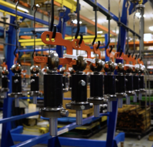 Racking Example on IntelliFinishing Automated Finishing System